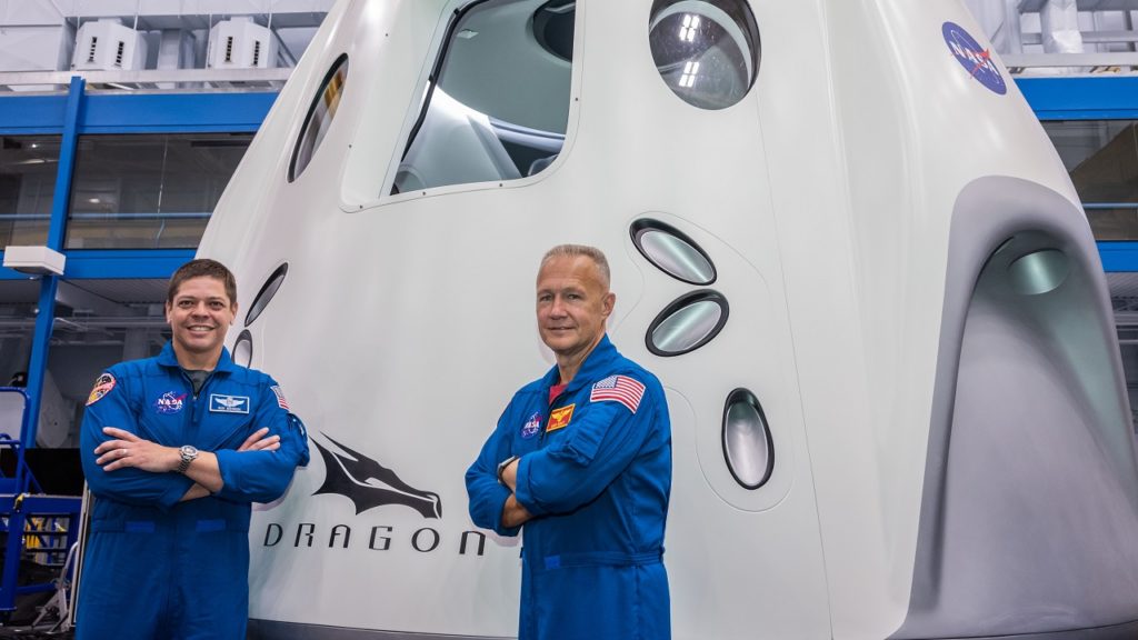 Bob Behnken Doug Hurley SpaceX Crew Dragon NASA