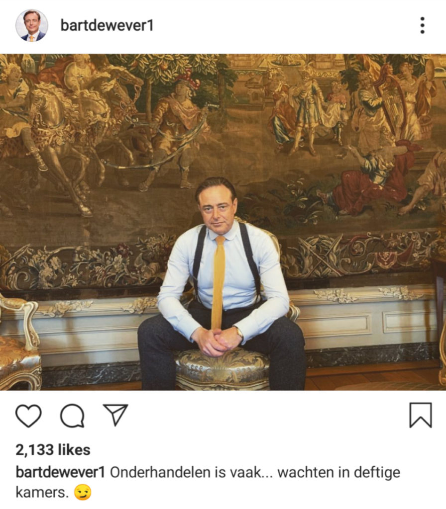 Instagram Bart De Wever