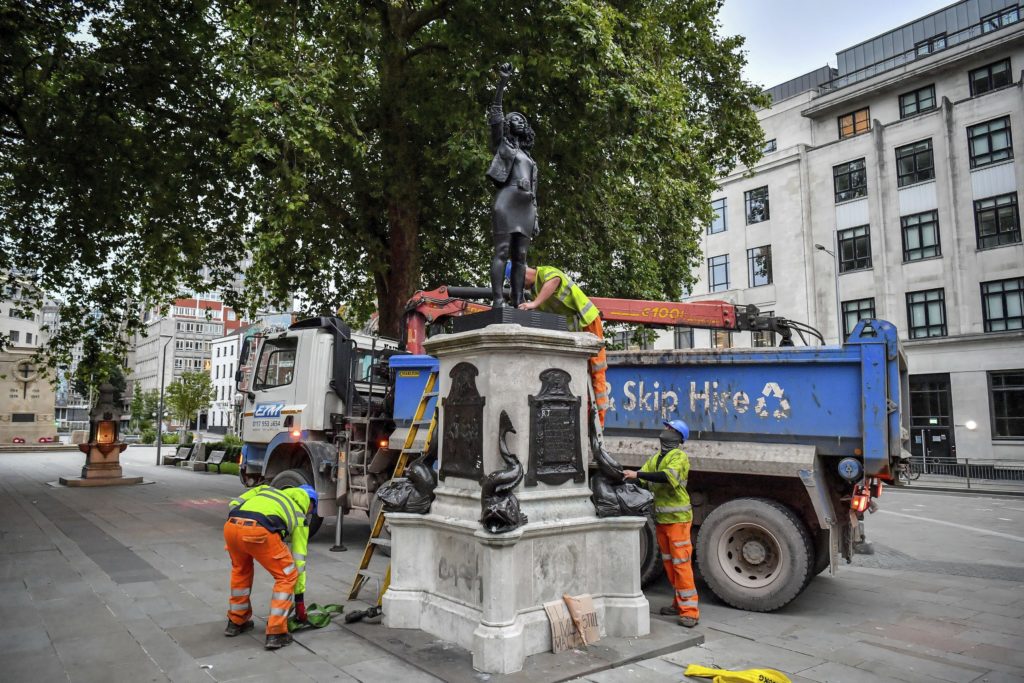Bristol statue removed