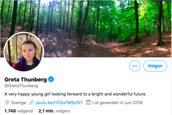 Greta Thunberg Twitter