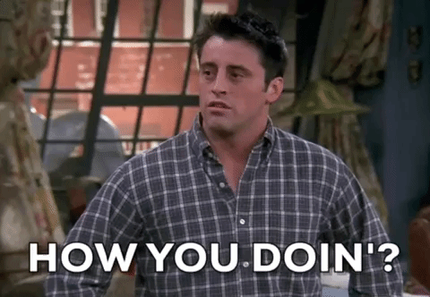 How you doin Friends gif