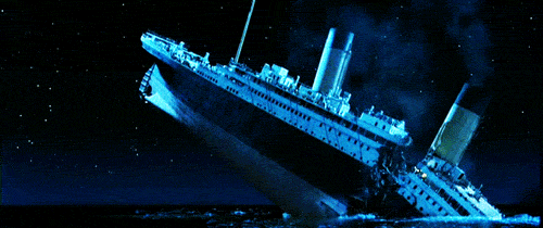 Titanic zinkt 